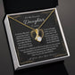 To My Beautiful Daughter Alluring Beauty Necklace