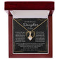 To My Beautiful Daughter Alluring Beauty Necklace